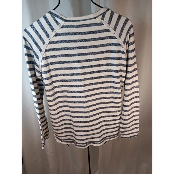 Red Camel Womens Small Blue/White Striped Pullover Sweater Medium W064 - Picture 4 of 8